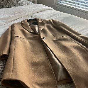 Camel color wool coat